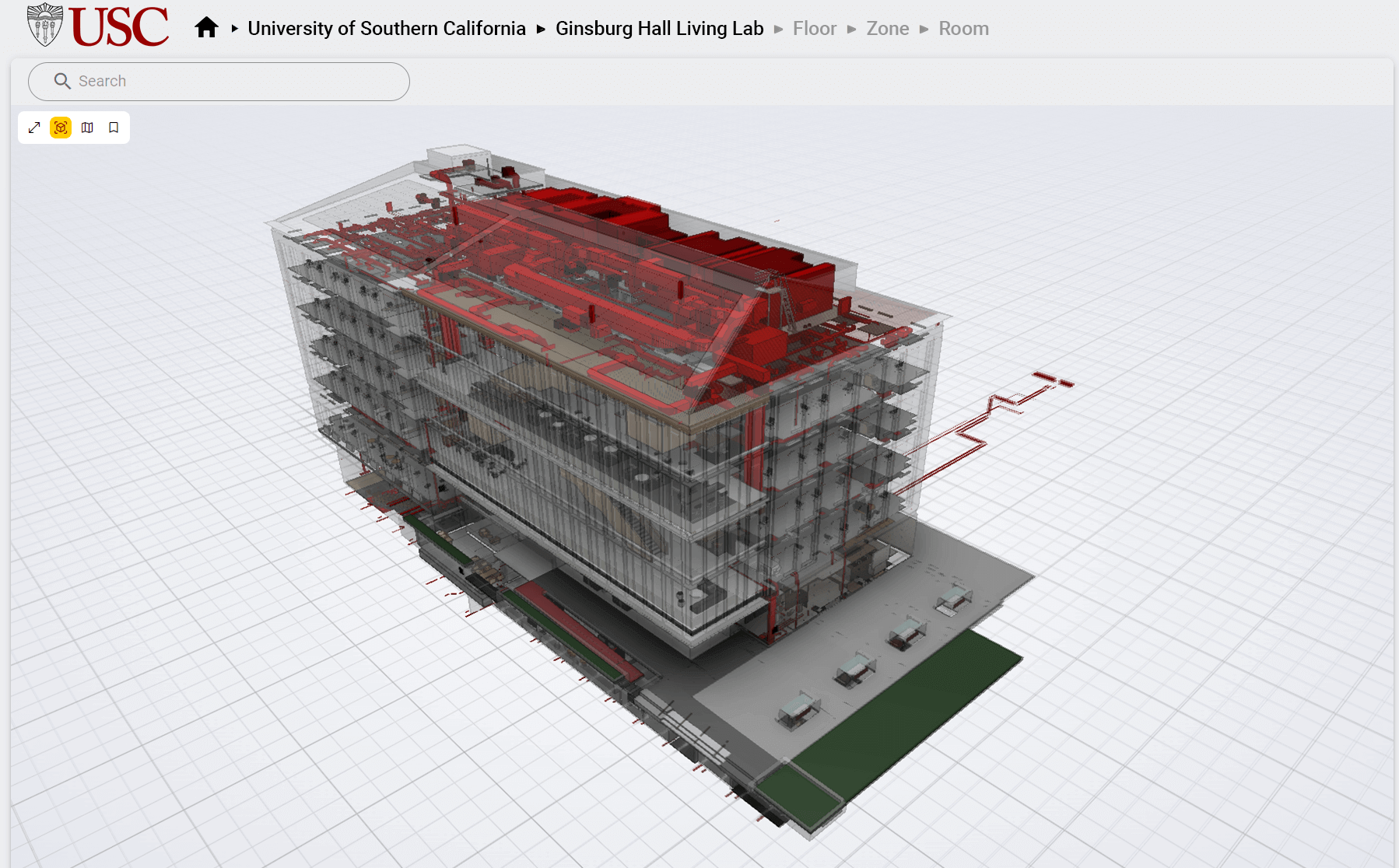 USC Ginsburg Hall Digital Twin